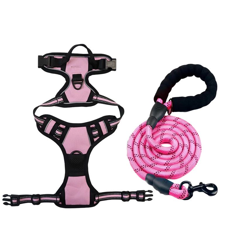 No-Pull Dog Harness | Front & Back Clip, Breathable Mesh, Neck 56–82cm, Chest 78–96cm