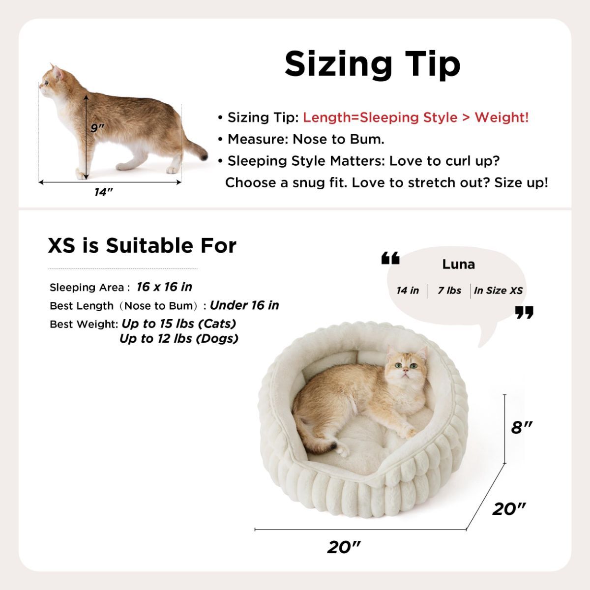 Cat Bed Plush Cat Bed Round Cat Bed Cat Furniture Cat Comfort High-Quality Cat - Navy / 26in