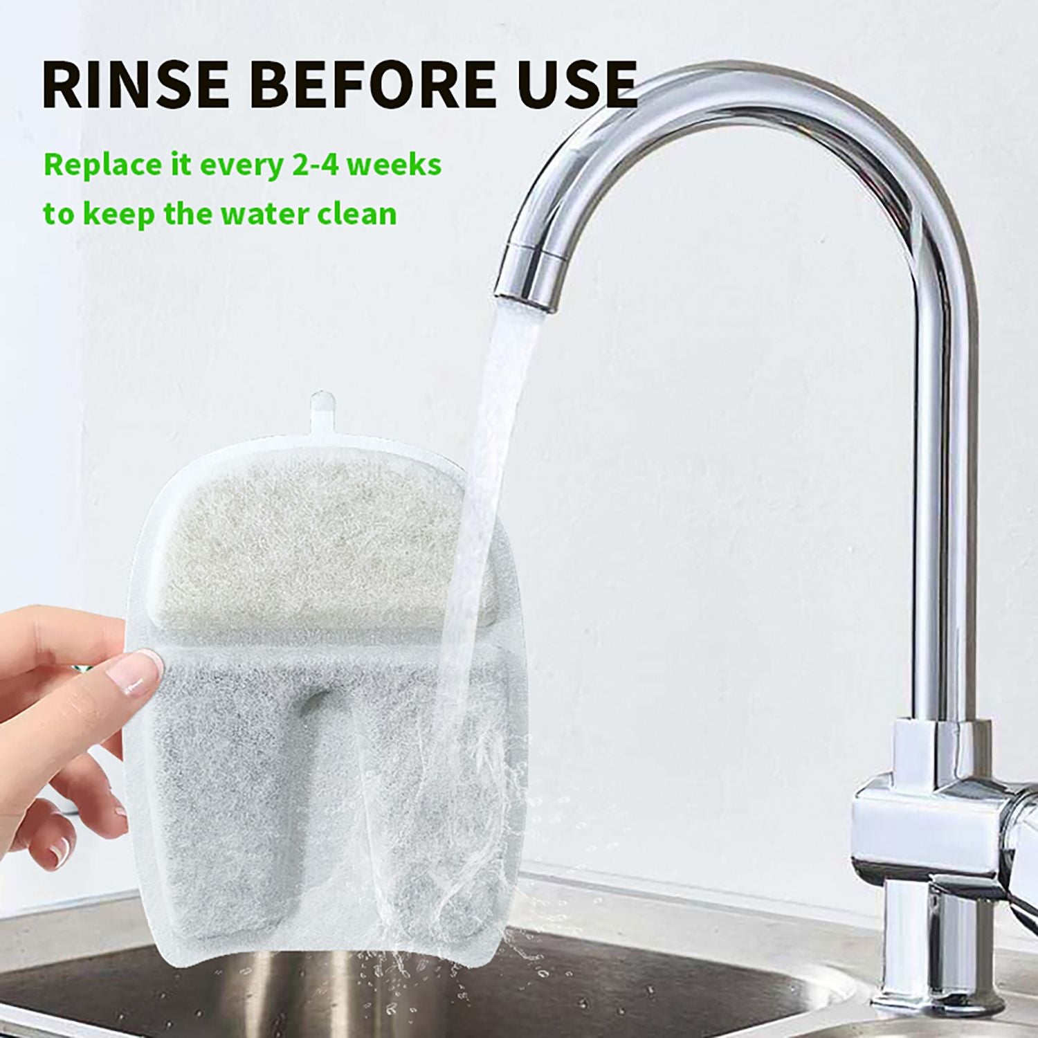 U7 Cat Water Fountain Replacement Filters – 5-Pack | Triple Filtration, BPA-Free