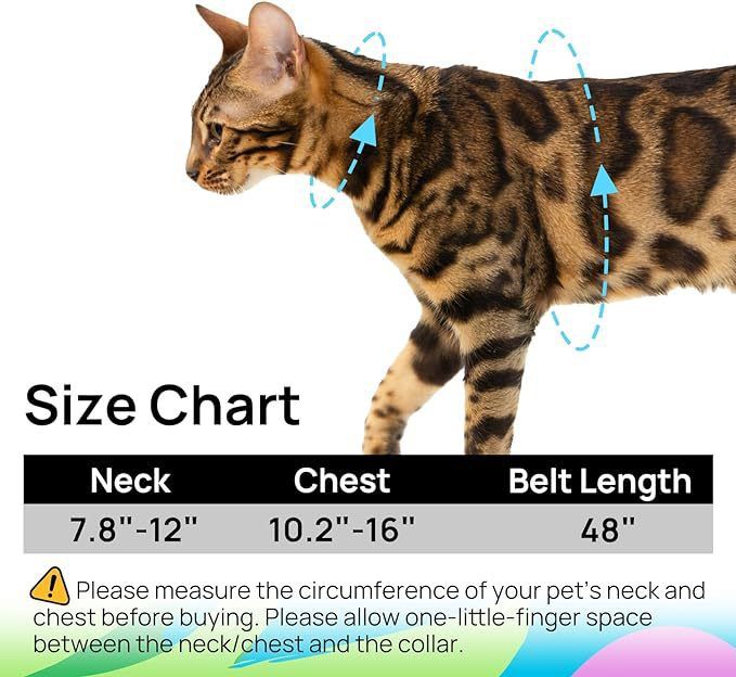 Adjustable Anti-Escape Cat Harness and Leash Set – Soft, Breathable, and Lightweight for Safe Outdoor Adventures with Your Feline Friend (Pink)